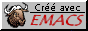 Badge indiquant que ce site a été créé avec l'aide du logiciel Emacs